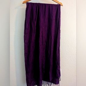 Purple scarf